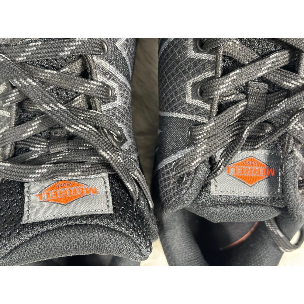 Merrell Work Shoes Womens Size 8M Black Safety Toe Slip Resistant Sneakers - Picture 8 of 9